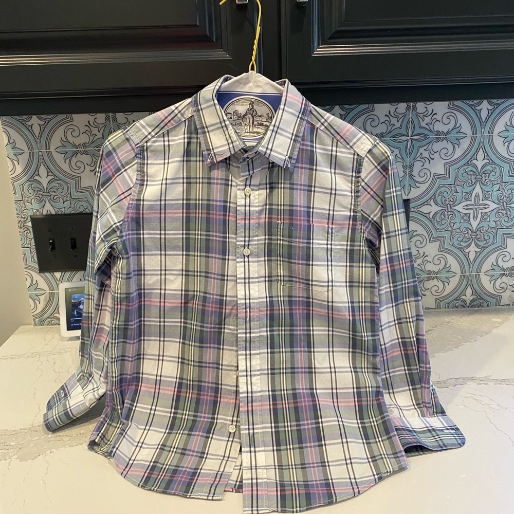 Boys dress shirt.  Worn once. JCrew Crew cuts
